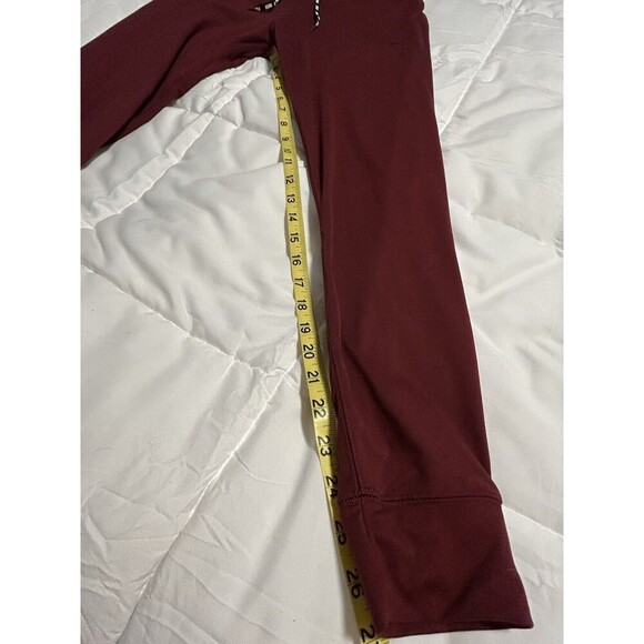 PUMA Women's Classics High Rise Joggers, Red Wine Large - Picture 6 of 6